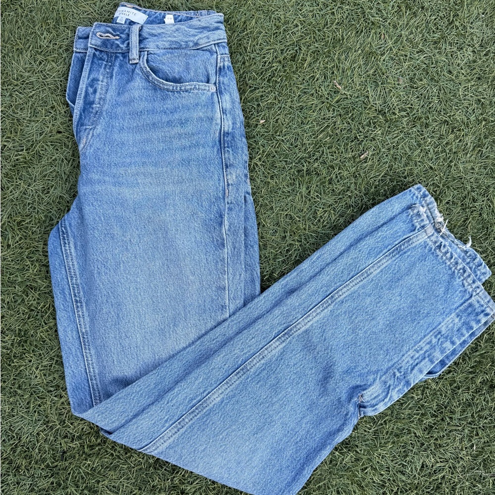✨Dynamite Gisele Distressed Straight Jeans Long